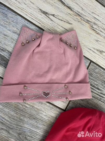 Шапка трикотажная и снуд на демисезон