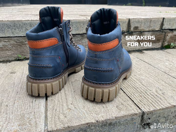 Ботинки зимние мужские стиль Timberland