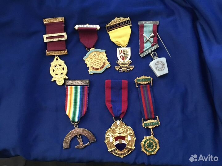 Массонские знаки,медали,пр