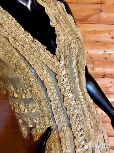 Костюм тройка. Лен