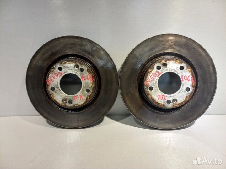 Тормозной диск передний Kia Ceed 3 хэтчбек G4FG