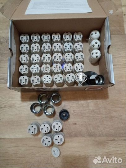 Керамический патрон е27, светильник