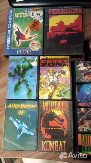 Картриджи для sega mega drive 2