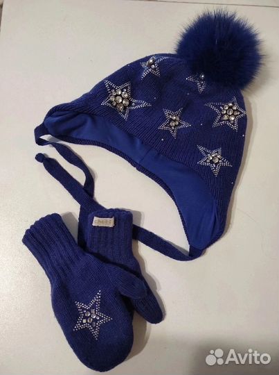 Chobi комплект шапка / варежки M 52-54