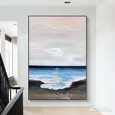 Стильная картина маслом море