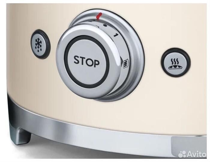 Тостер Smeg TSF02creu, кремовый