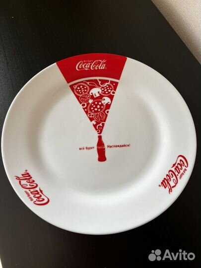 Тарелка coca cola