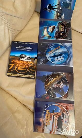 DVD Люк Бессон Такси 4 серии подарочное издание