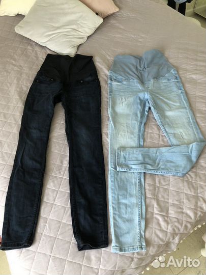 Вещи для беременных 44 46 джинсы H&M брюки платье