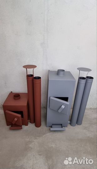 Печь для бассейна на дровах из нержавеющей стали