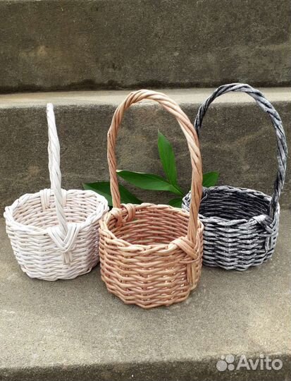 Корзина плетеная маленькая
