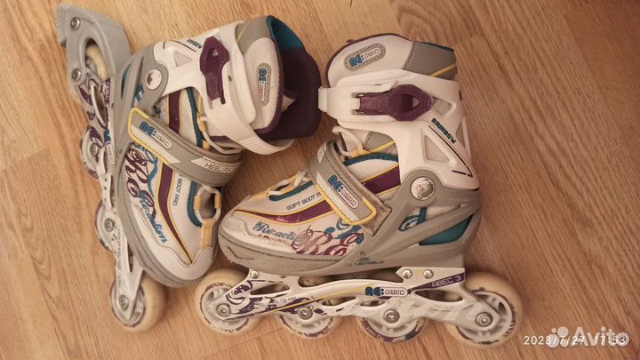 Ролики детские 31-36 р.+защита