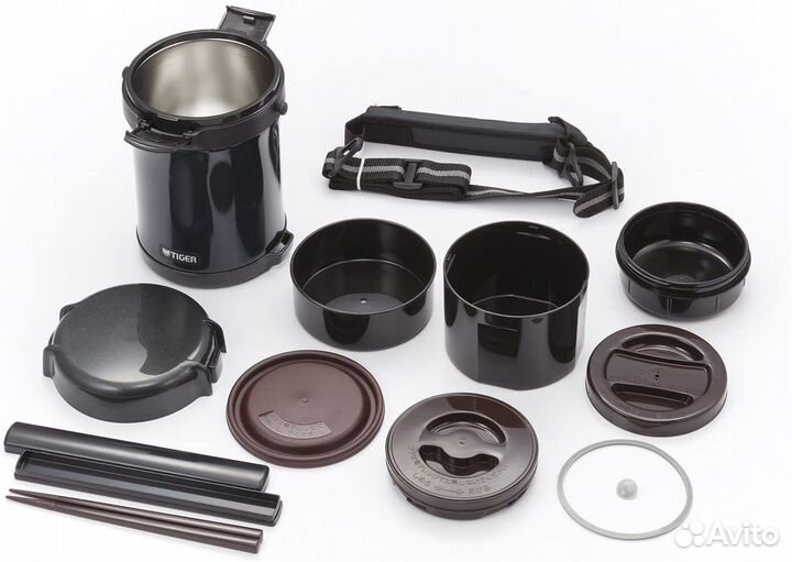 Ланч-бокс Tiger LWU-A202-KM 1.8л термос для еды