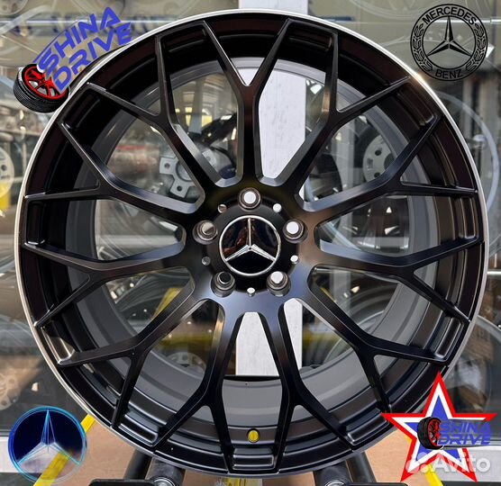 Диски Mercedes R18 5x112 Black Matt Lip одношир