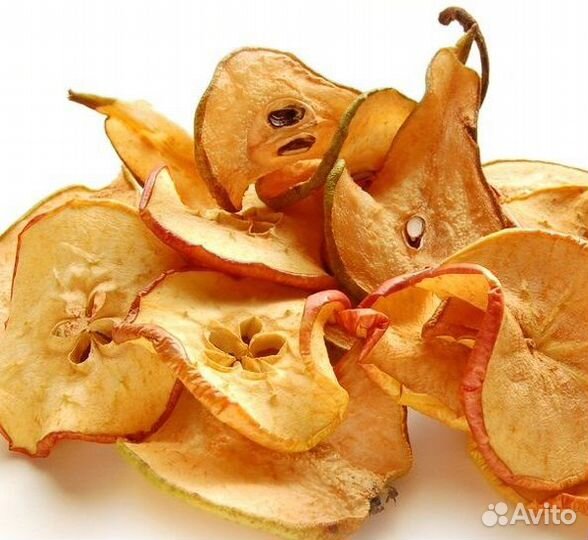 Сушёные яблоки и груши в чайном наборе