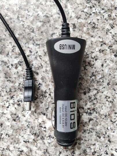 Кабель питания в прикуриватель mini usb