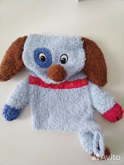 Перчатка игрушка мочалка для младенцев