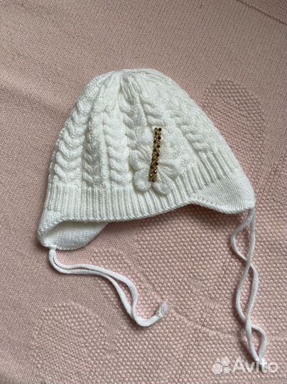 Новая шапочка на новорожденную