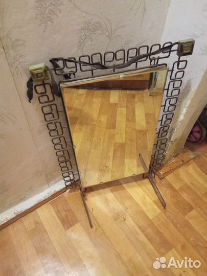 Зеркало винтажное настенное подвесное