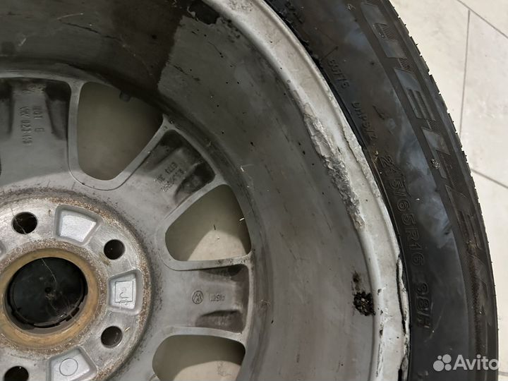 R16 Bridgestone Dueler H/P 165/65, PCD 5x112 DIA 57