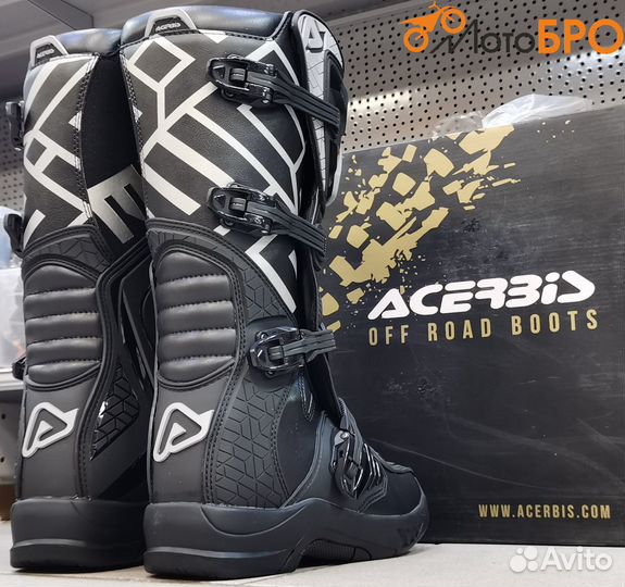 Мотоботы эндуро acerbis чёрные