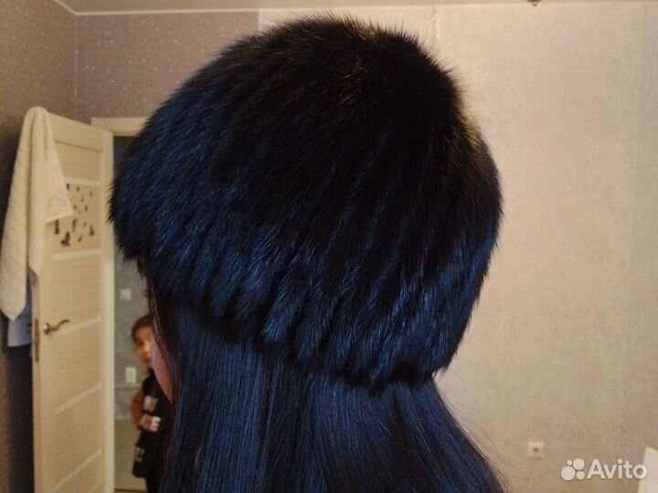 Шапка норковая женская