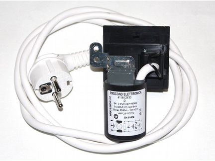 Сетевой шнур с фильтром стиралки Indesit, Ariston