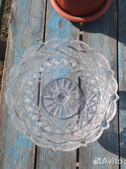 Хрустальная ваза