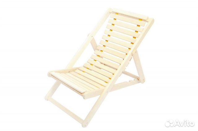 Шезлонг для дома и бани из липы 1400*650