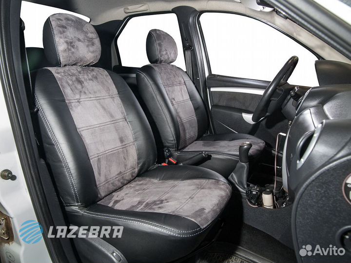 Чехлы из экокожи для Renault Logan