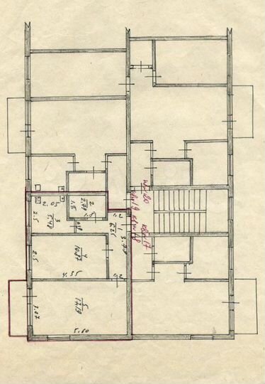 2-к. квартира, 43,4 м², 5/5 эт.