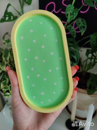 Поднос из гипса