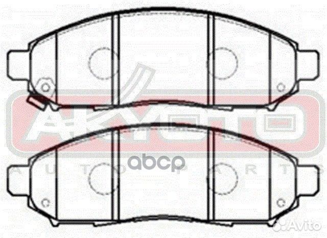 Колодки тормозные akdeb326 akyoto