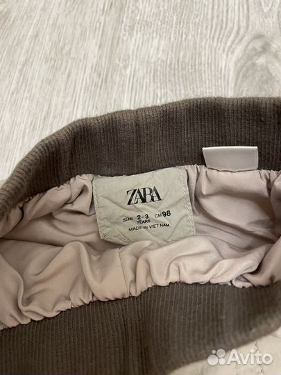 Куртка zara 92-98, стеганные штаны zara 92-98