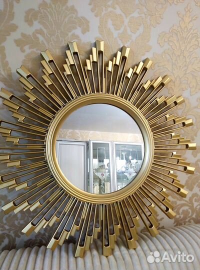 Зеркало настенное интерьерное Солнце