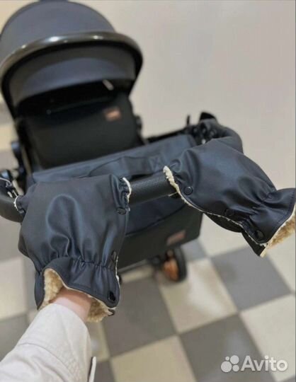 Коляска 3 в 1 эко кожа Luxmom 608 Darex