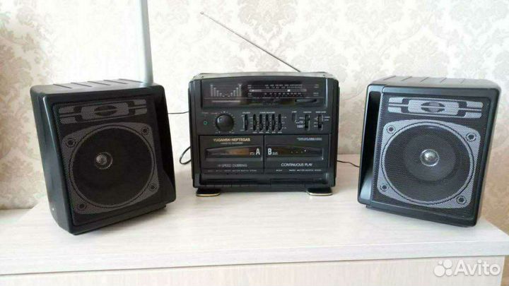 Стерео радиоприемник двухкассетный Магнитофон