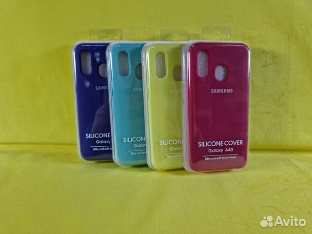 Чехол Samsung A40 Silicone Case