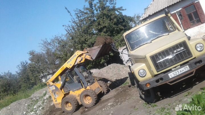 Услуги мини погрузчика