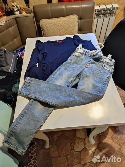 Вещи на девочку 128-140