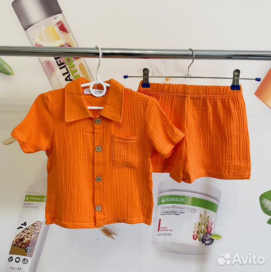 Костюм лето муслин для мальчиков