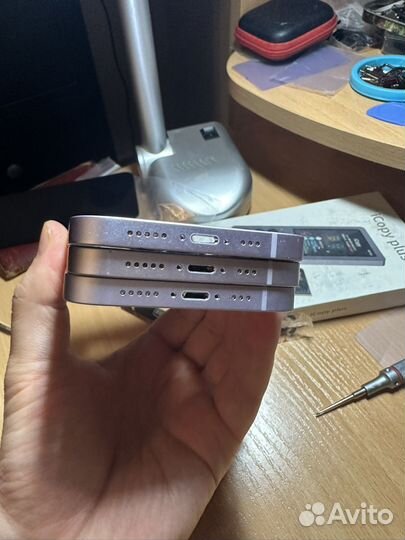 Средняя рамка iPhone 14 purple, США, без sim