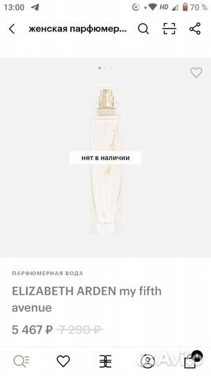 Духи Elizabeth Arden 5th Avenue