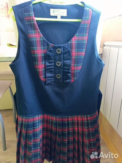 Форма школьная для девочки в клетку