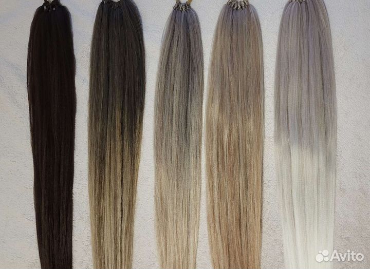 Афрохвост на резинке накладной из канекалона