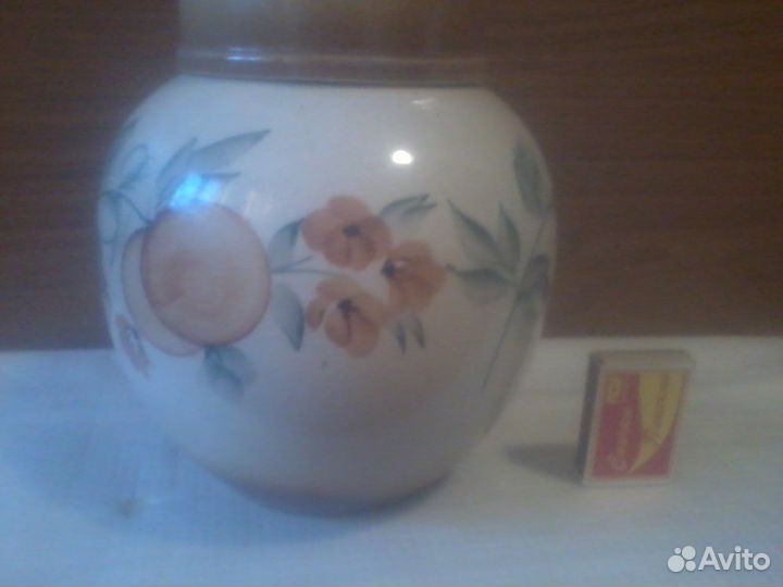 Керамический горшок для запекания, старый, СССР