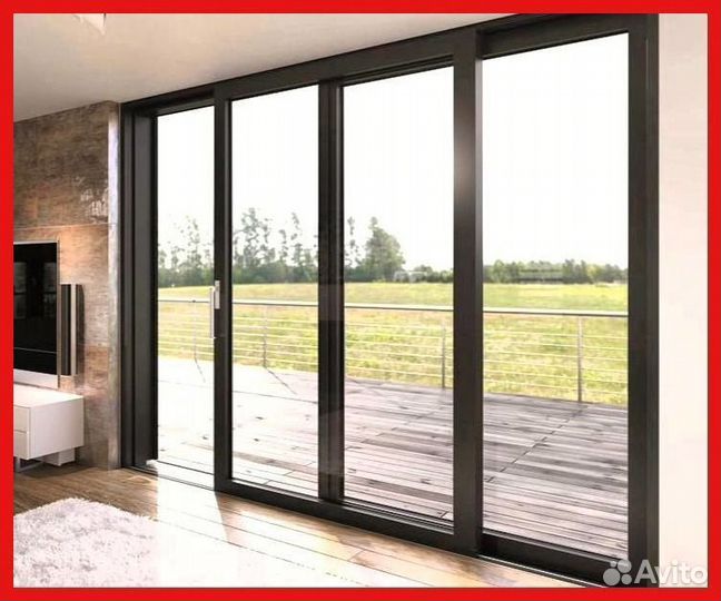 Входные группы. Двери алюминиевые. Тёплые