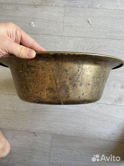 Таз латунный 44х12 см
