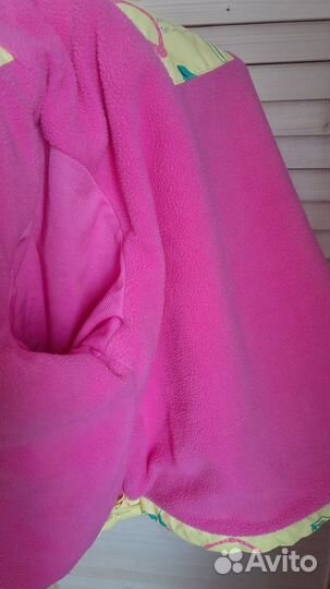 Ветровка для девочки на флисовом подкл. 98 раз