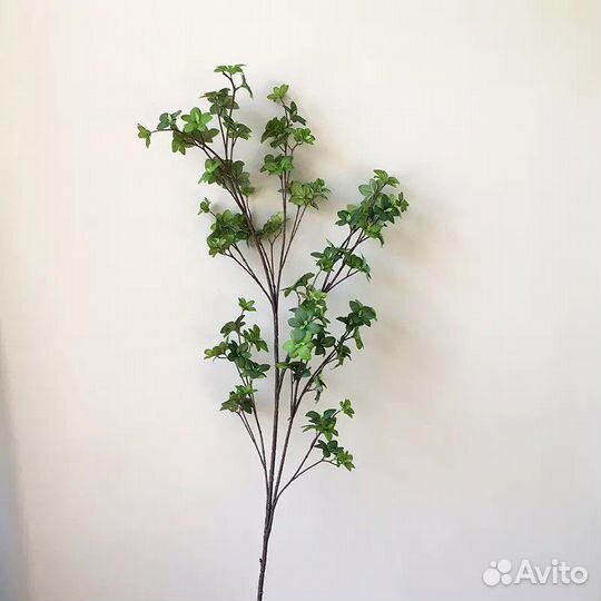 Искусственные цветы высокое растение ветка